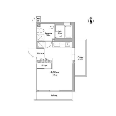 エストフルーヴの物件間取画像